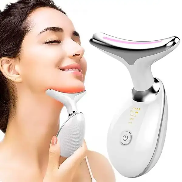 Miniatura 3 de MASAJEADOR FACIAL Y CUELLO CON LUZ LED